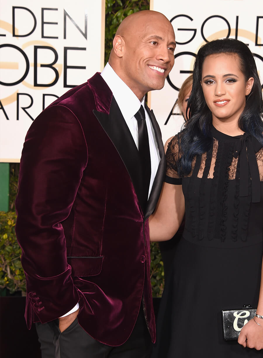 Dwayne Johnson Maroon Velvet Blazer