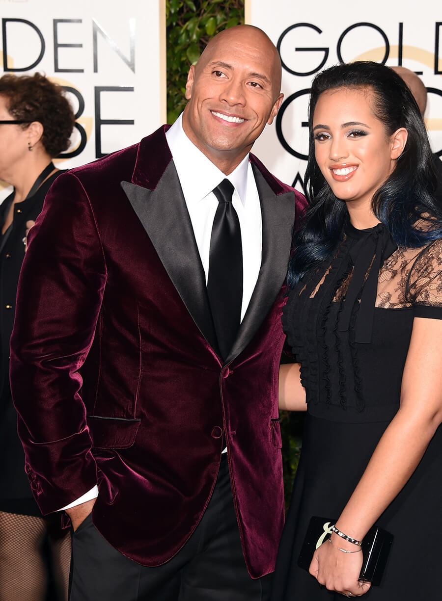 Dwayne Johnson Maroon Velvet Blazer