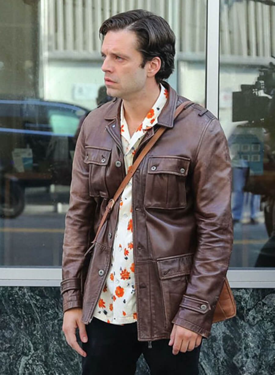 Edward A Different Man Brown Leather Jacket
