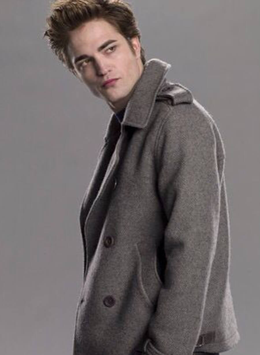 Edward Cullen Twilight Wool Pea Coat