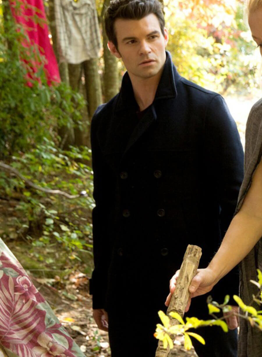 Elijah Mikaelson The Originals S01 Black Wool Coat