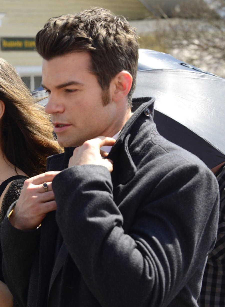 Elijah Mikaelson The Originals S01 Black Wool Coat
