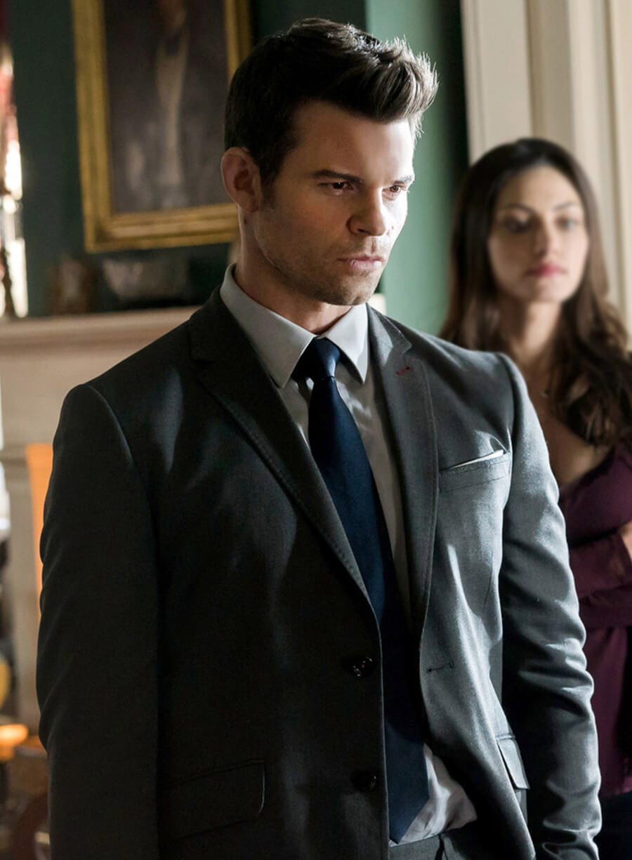 Elijah Mikaelson The Originals S02 Grey Blazer