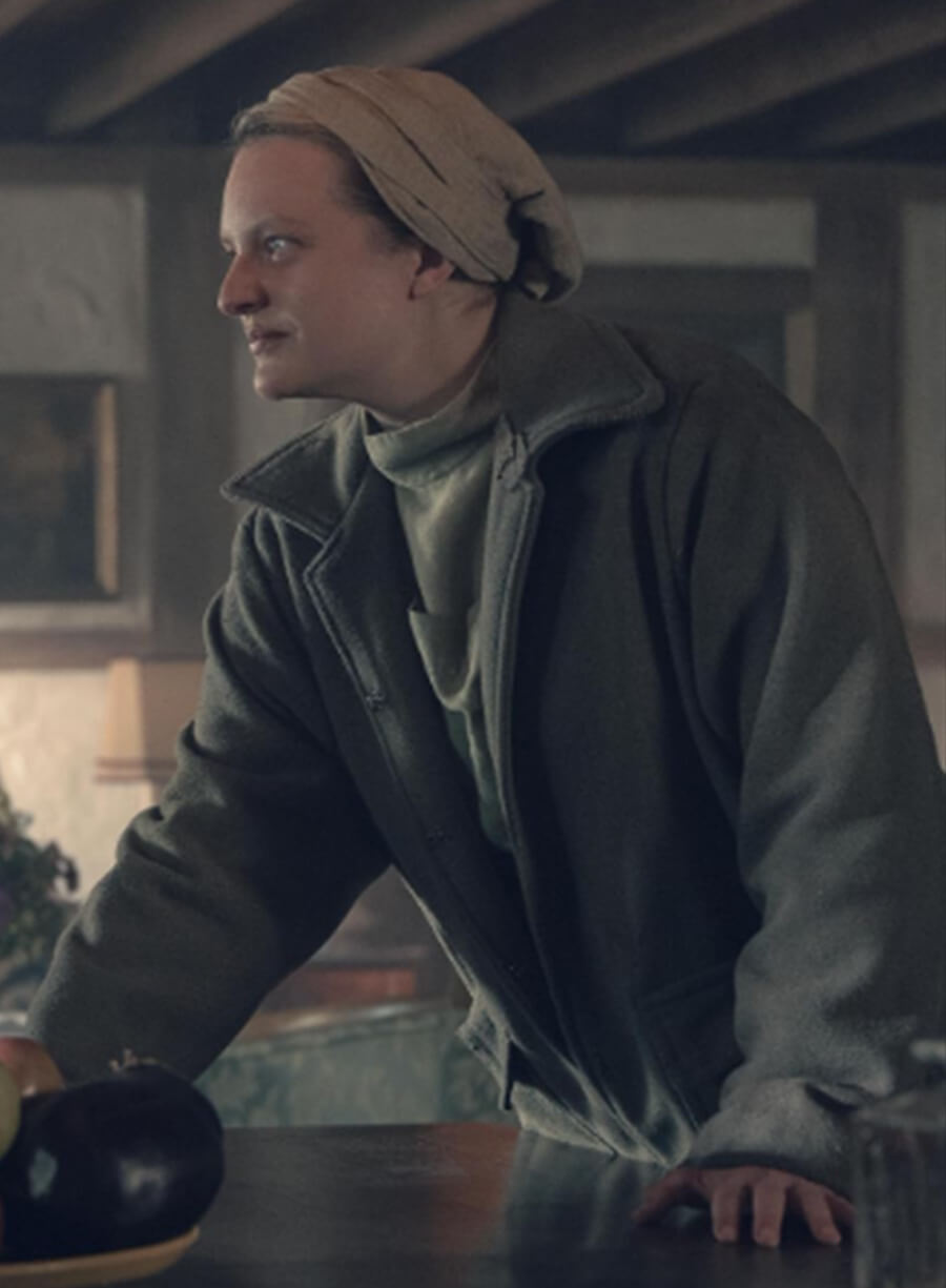 Elisabeth Moss The Handmaid's Tale S04 Wool Coat