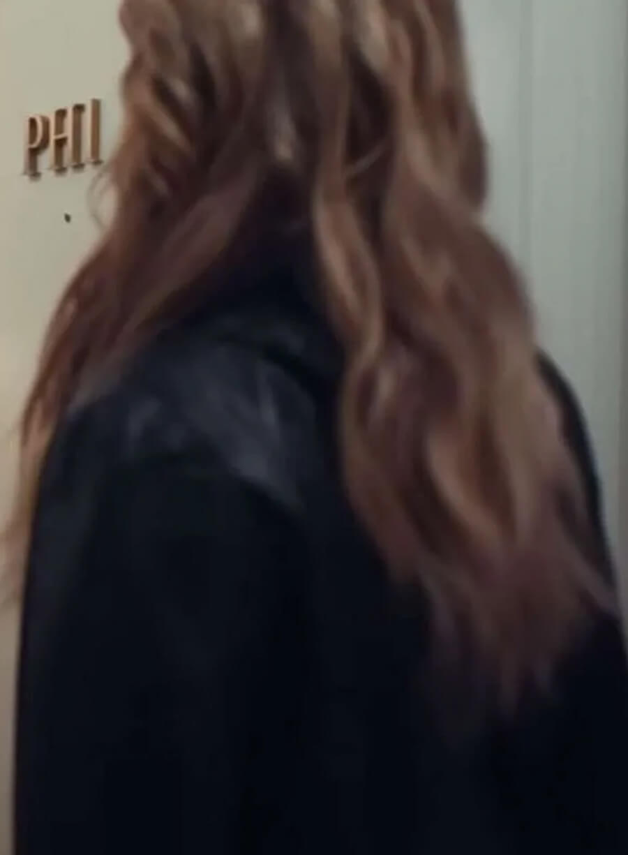 Elizabeth Banks The Better Sister 2025 Black Leather Jacket