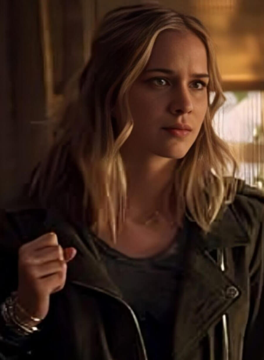 Elizabeth Lail You S1 Beck Leather Jacket