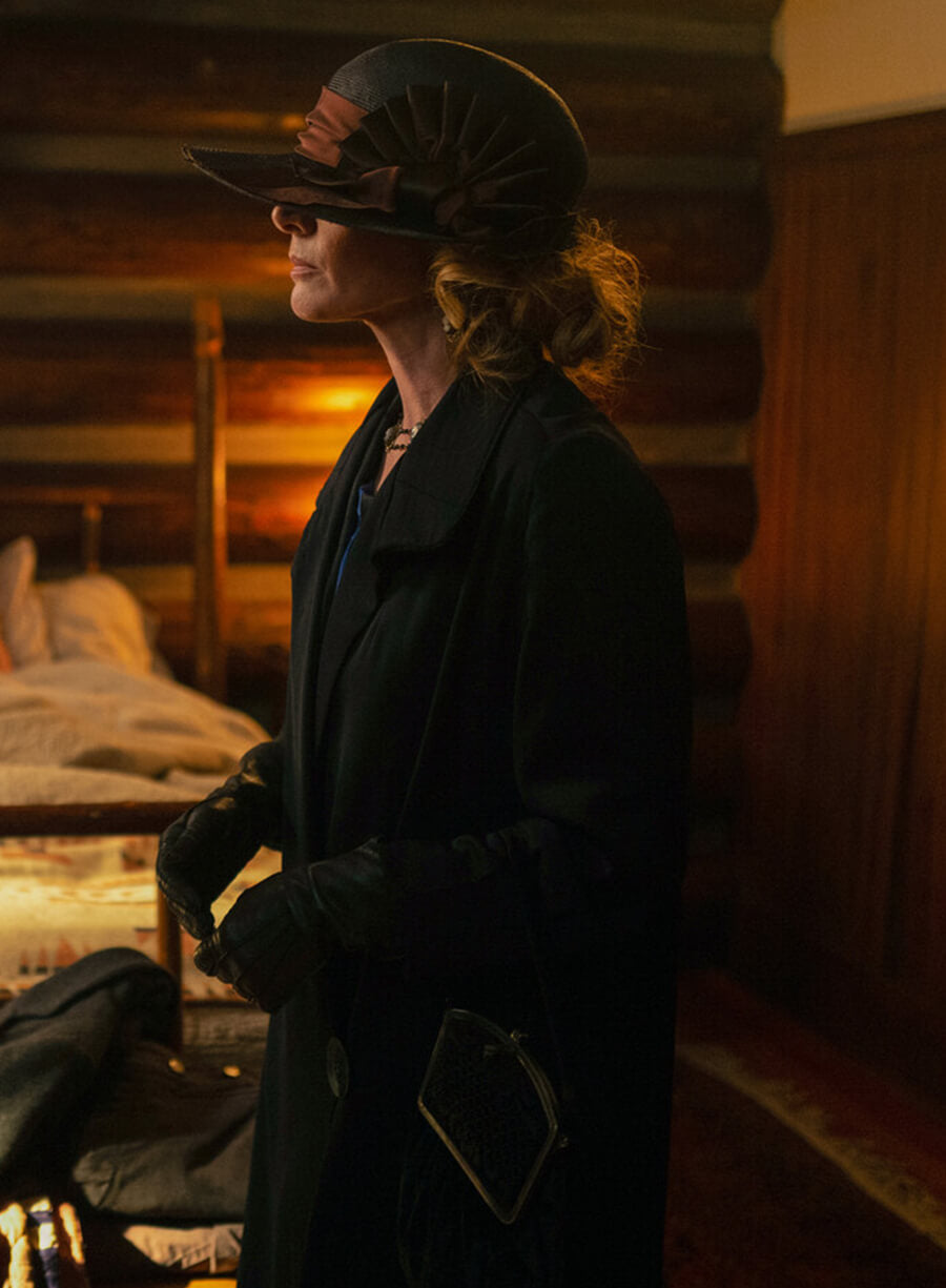 Elizabeth Strafford 1923 Black Coat