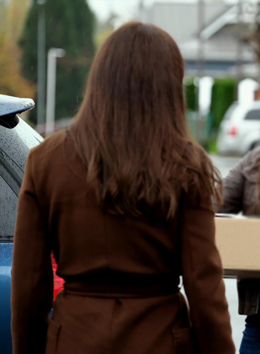 Elizabeth Tulloch Superman & Lois Brown Coat