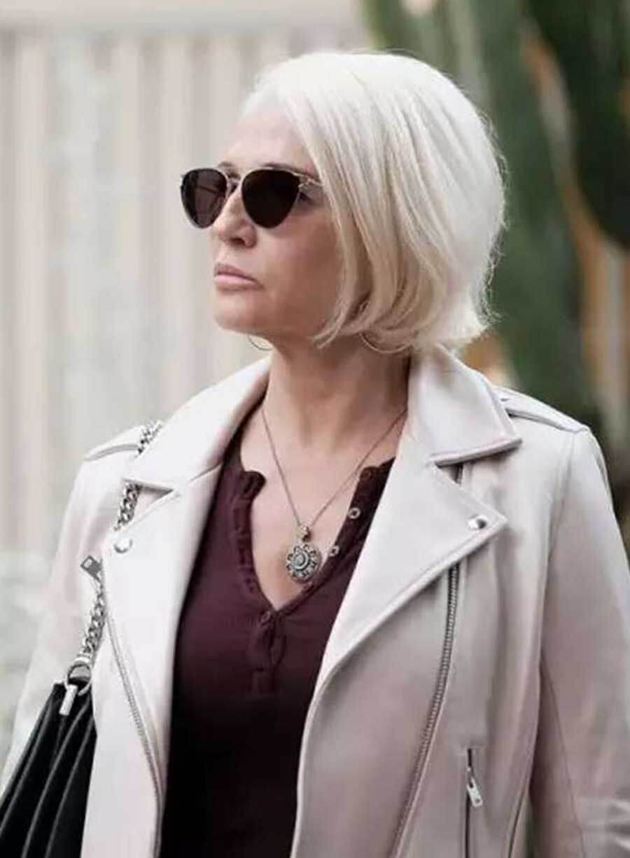 Ellen Barkin Animal Kingdom S03 Leather Jacket