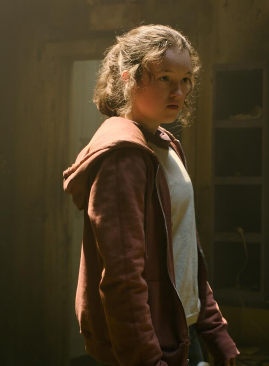 Ellie Williams The Last Of Us Maroon Hoodie