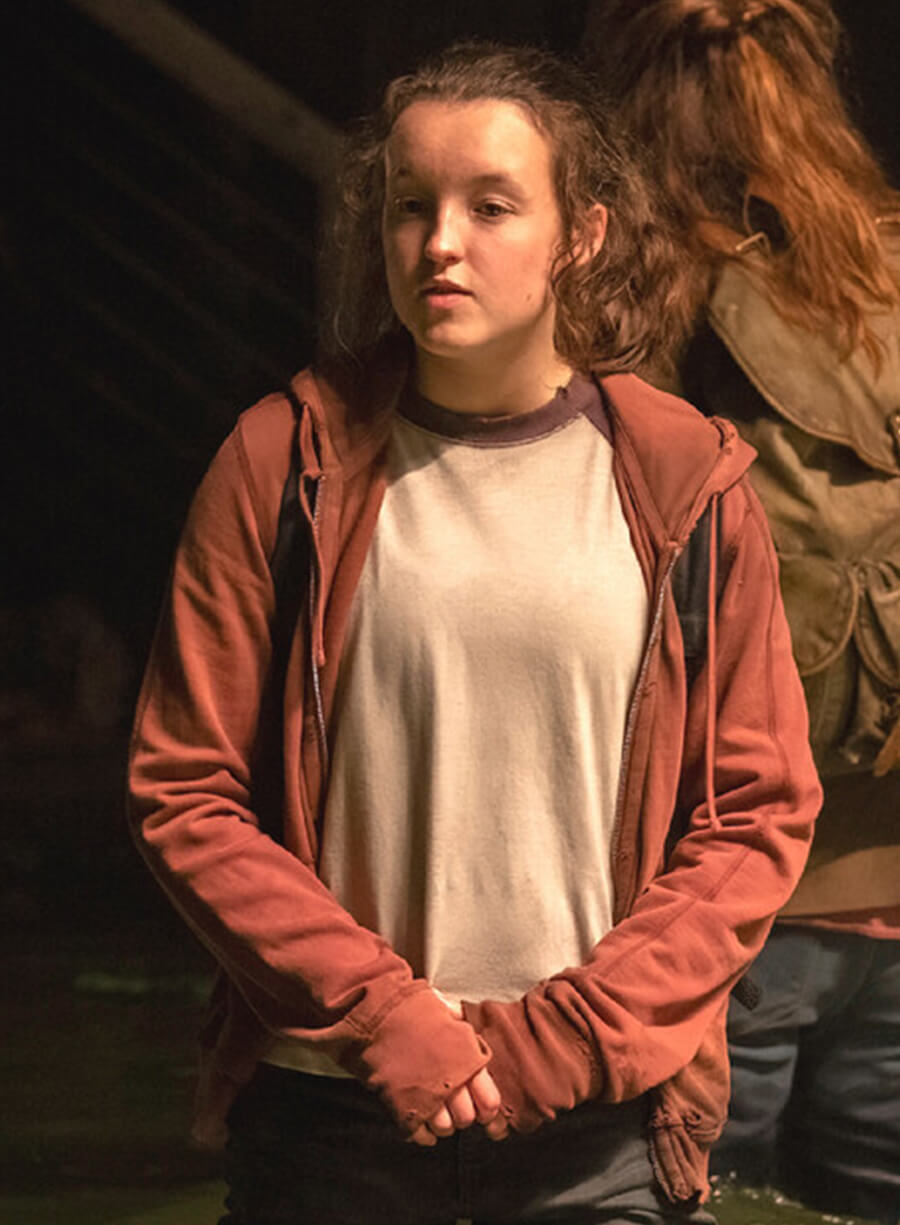 Ellie Williams The Last Of Us Maroon Hoodie