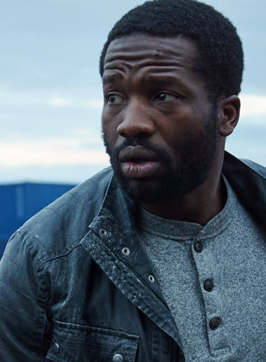 Elliot Finch Gangs of London Black Leather Jacket