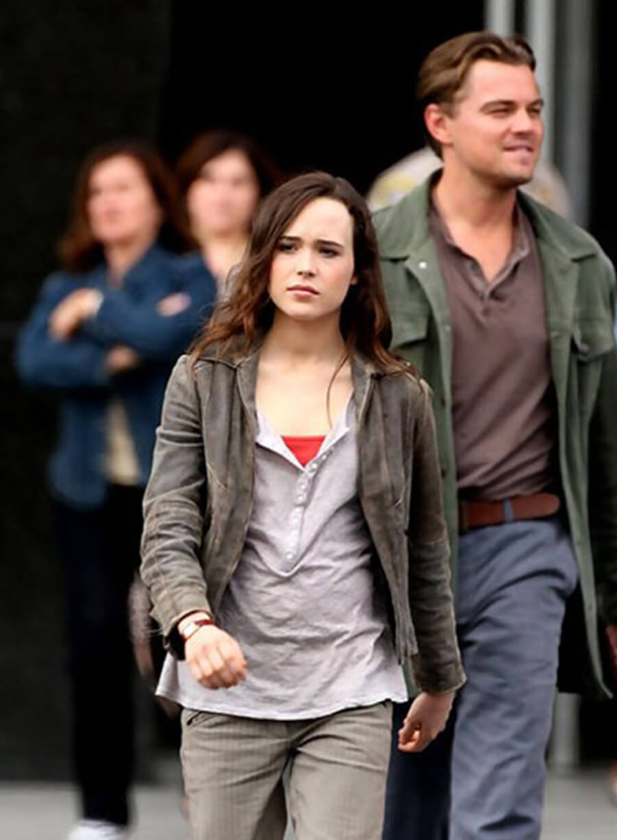 Elliot Page Inception Leather Jacket