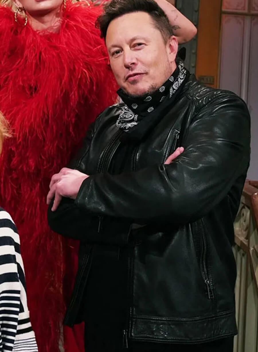 Elon musk leather jacket discount