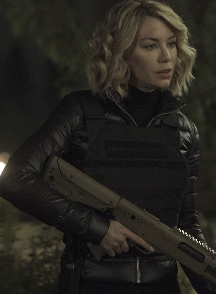 Emilia Harcourt Peacemaker Black Puffer Jacket