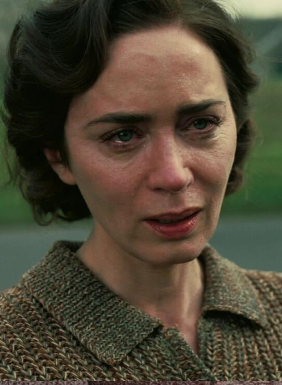 Emily Blunt Oppenheimer Wool Jacket