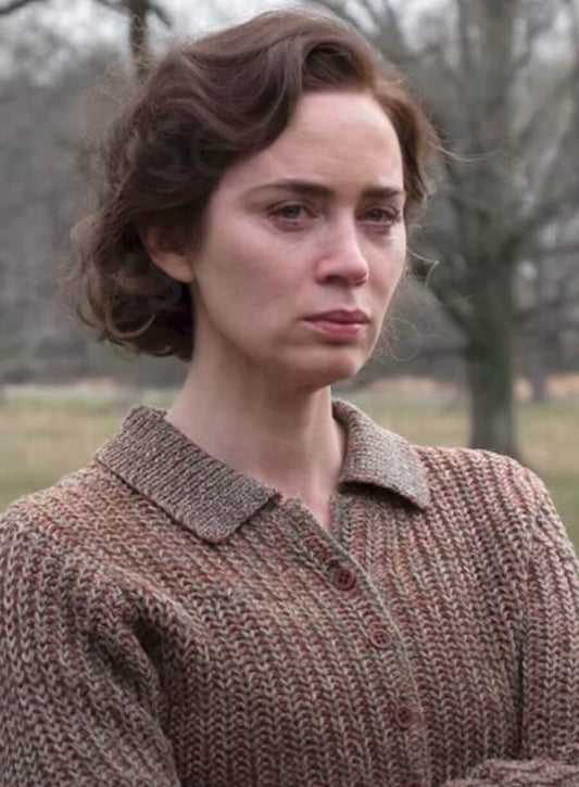 Emily Blunt Oppenheimer Wool Jacket