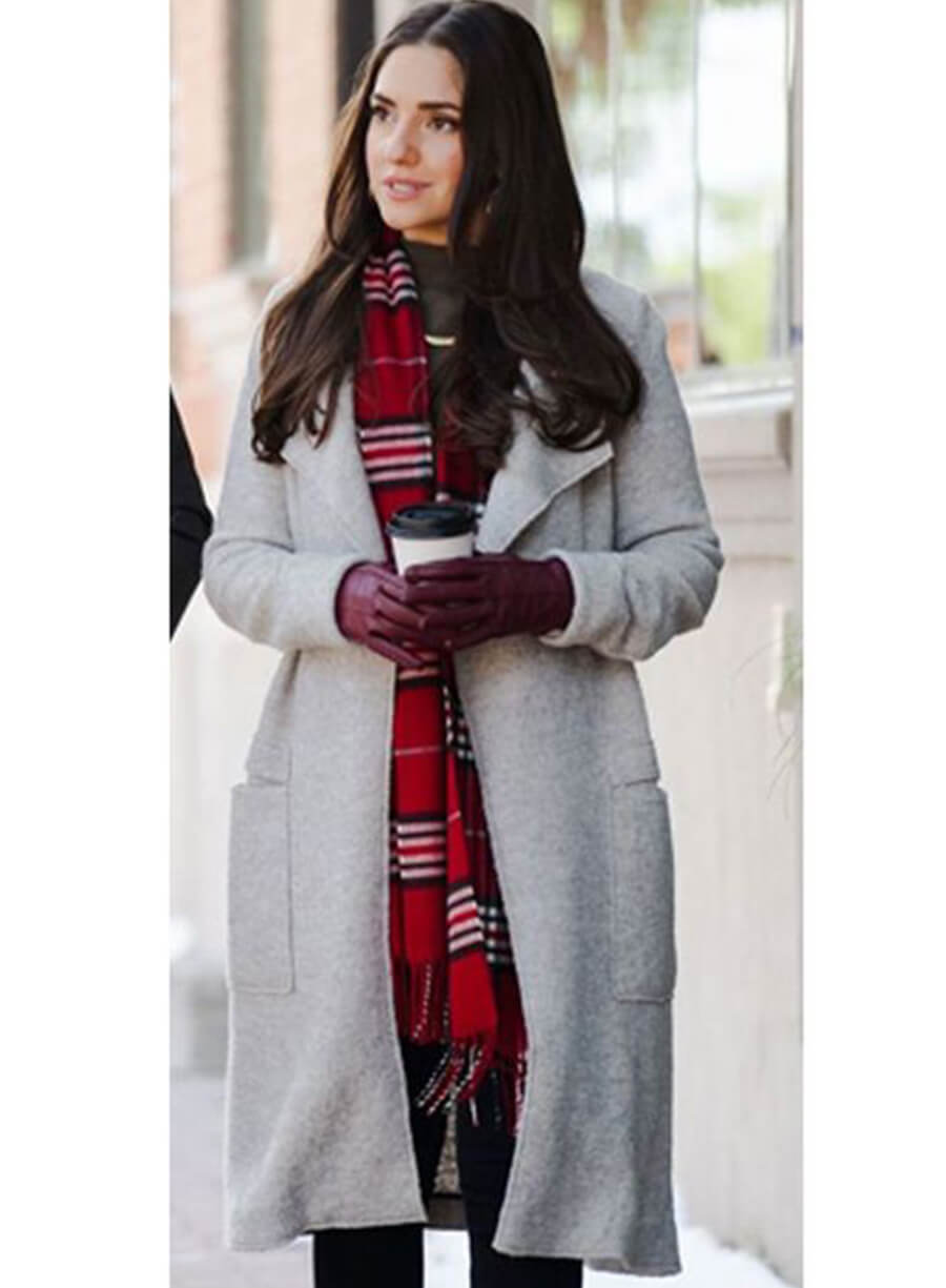 Emily Nichols Dashing Home for Christmas White Coat