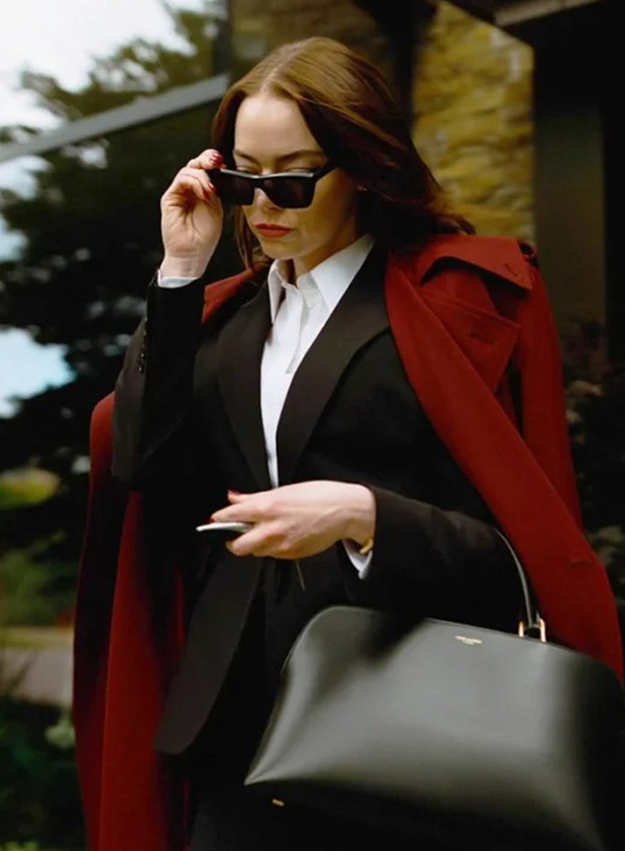 Emma Stone Bugonia 2025 Trench Coat