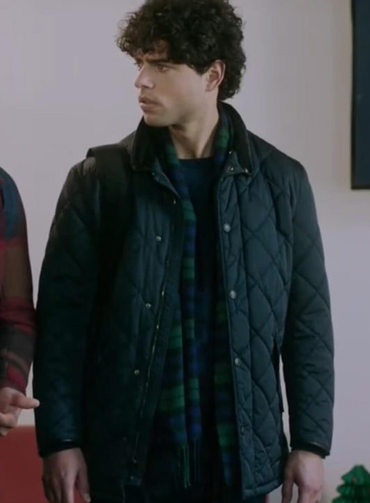 Eric Freeman Mystic Christmas Black Quilted Jacket