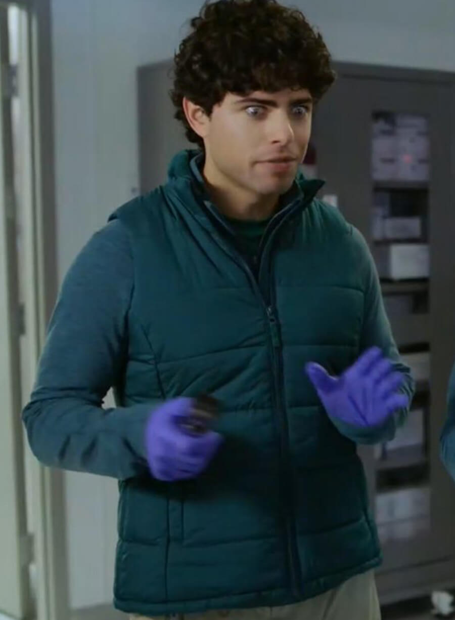 Eric Freeman Mystic Christmas Green Vest