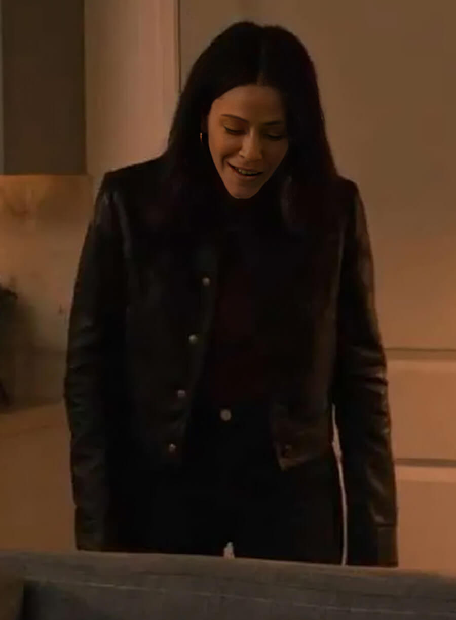 Esther Roklov Nobody Wants This Black Leather Jacket