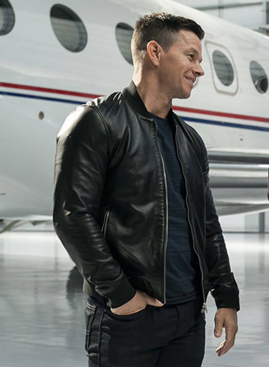 Evan McCauley Infinite Black Bomber Leather Jacket