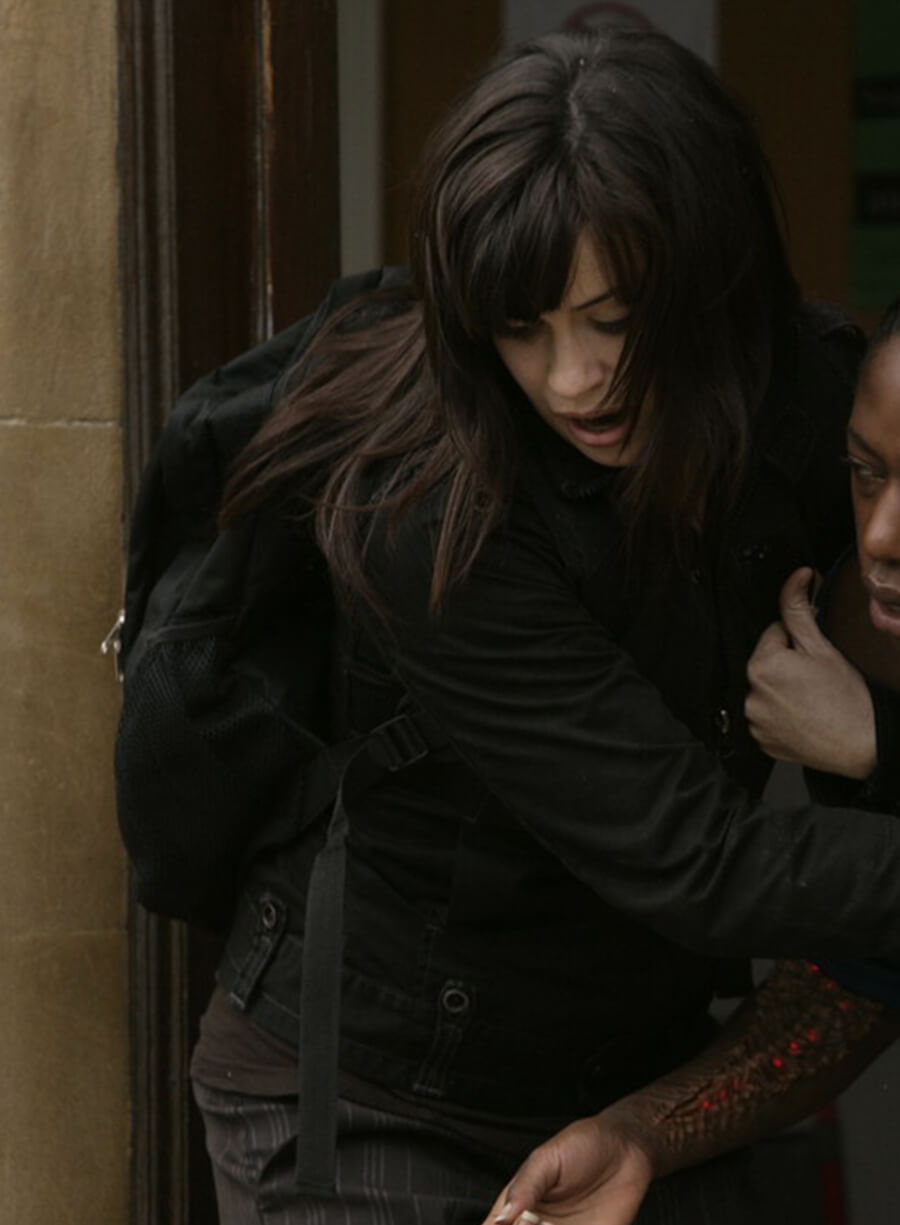 Eve Myles Torchwood Black Jacket