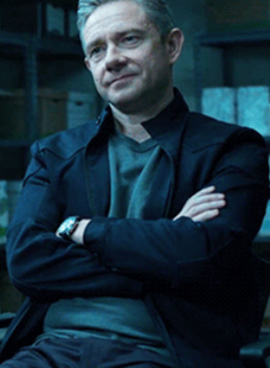 Everett K. Ross Black Panther Black Jacket