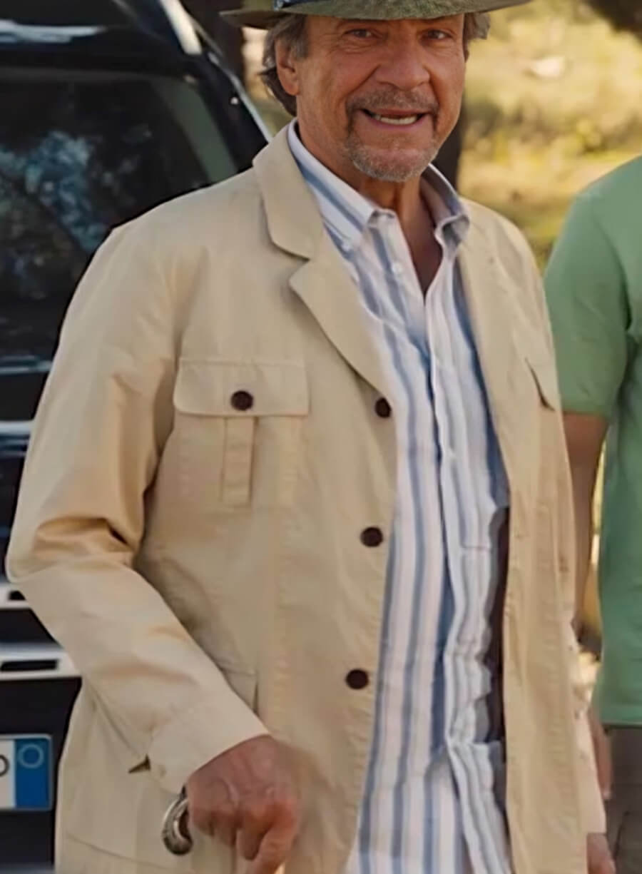 F. Murray Abraham The White Lotus S01 Cotton Jacket