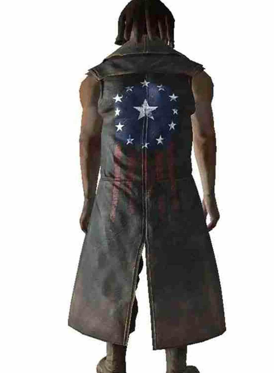 Fallout New Vegas Ulysses duster Leather Trench Coat