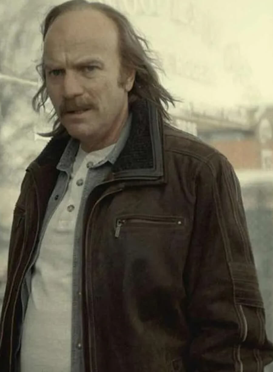 Fargo Emmit Stussy Brown Leather Jacket