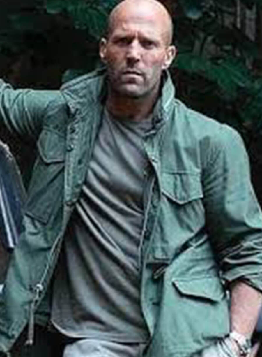Fast and Furious Hobbs and Shaw Jason Statham Green Jacket