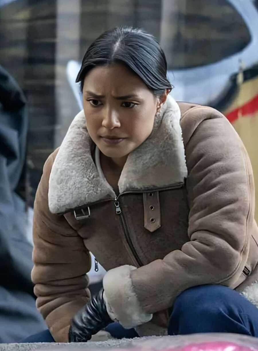 FBI S07 Dani Rhodes Brown Suede Leather Jacket