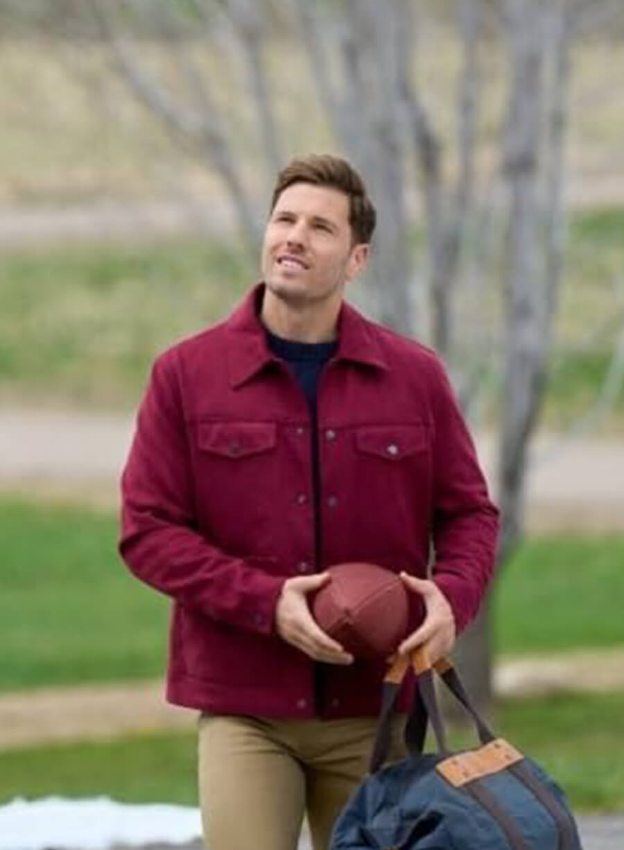 Finding Mr. Christmas Gage Robinson Brown Jacket