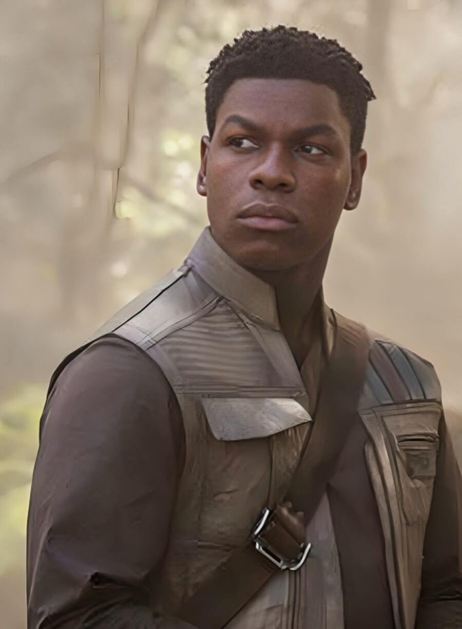 Finn John Boyega Star Wars: The Rise of Skywalker Leather Vest