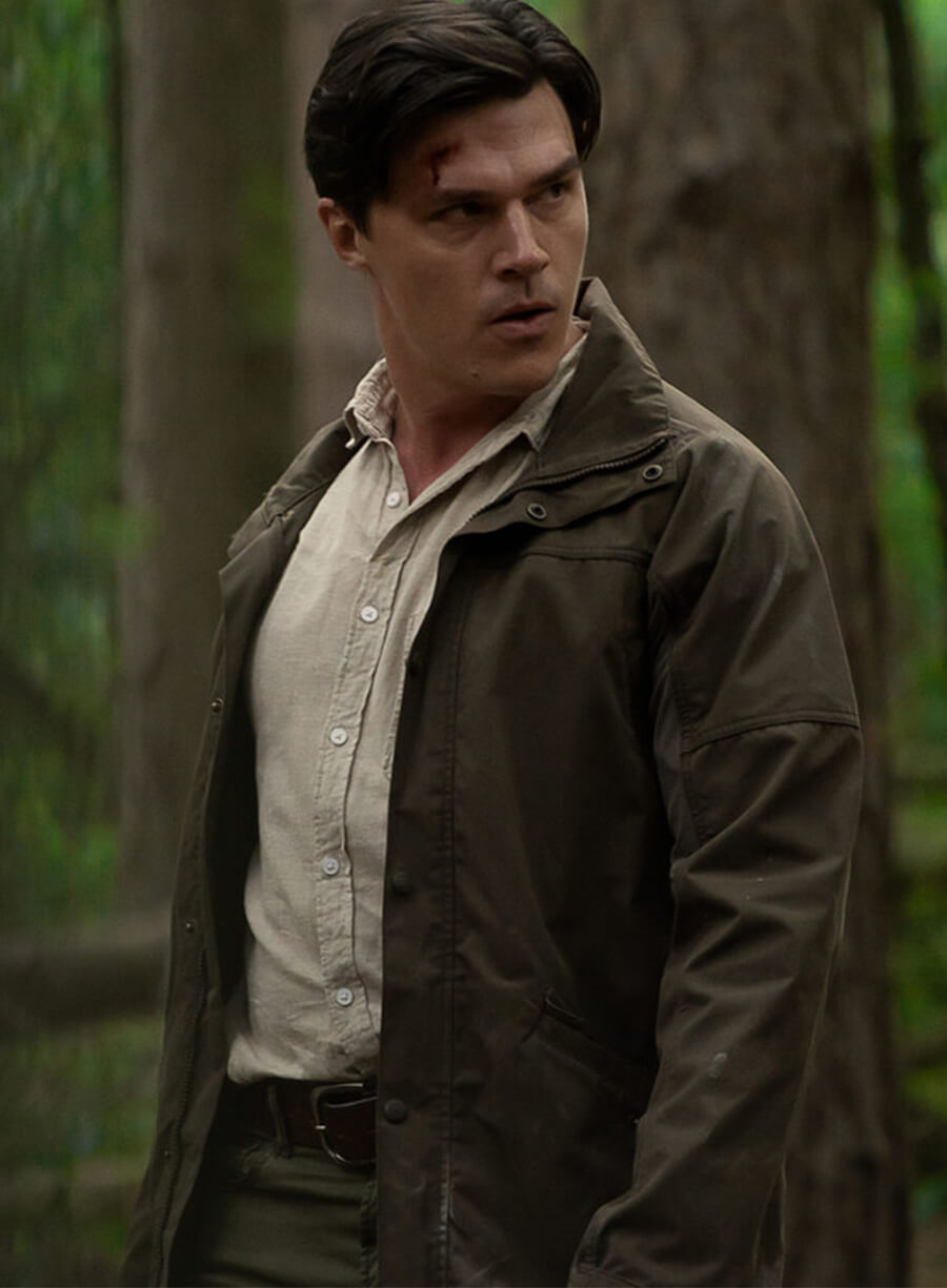 Finn Wittrock Don't Move 2024 Brown Jacket