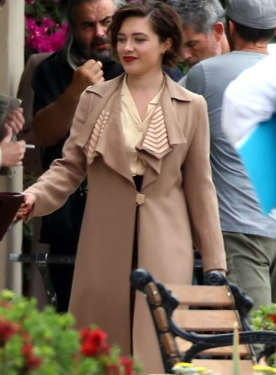 Florence Pugh Oppenheimer Coat