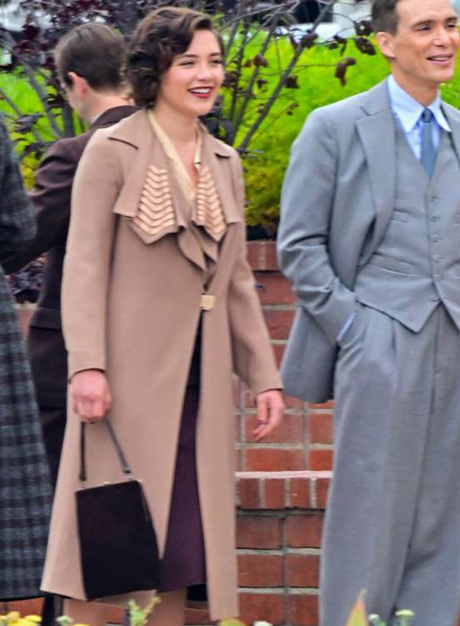 Florence Pugh Oppenheimer Coat