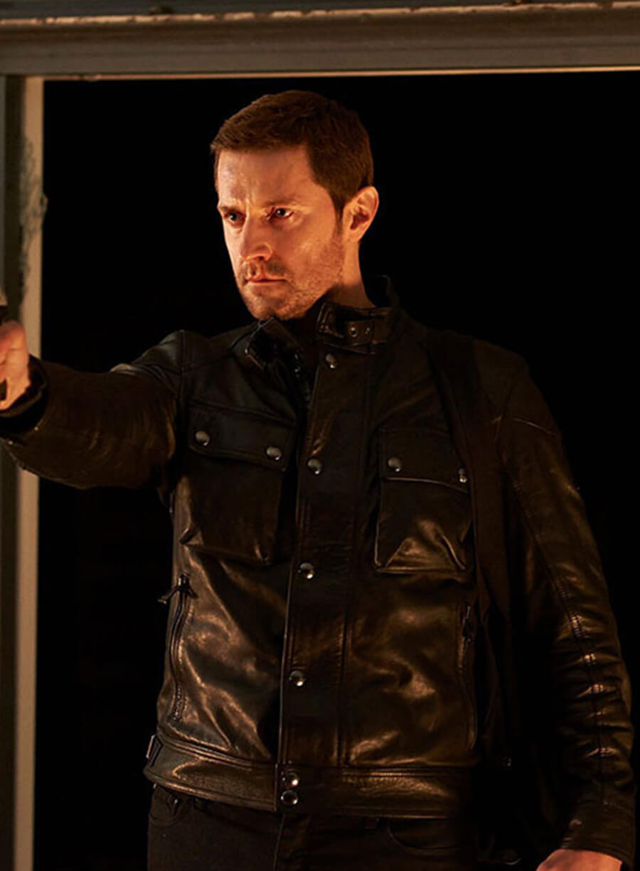 Francis Dolarhyde Hannibal Season 3 Black Leather Jacket