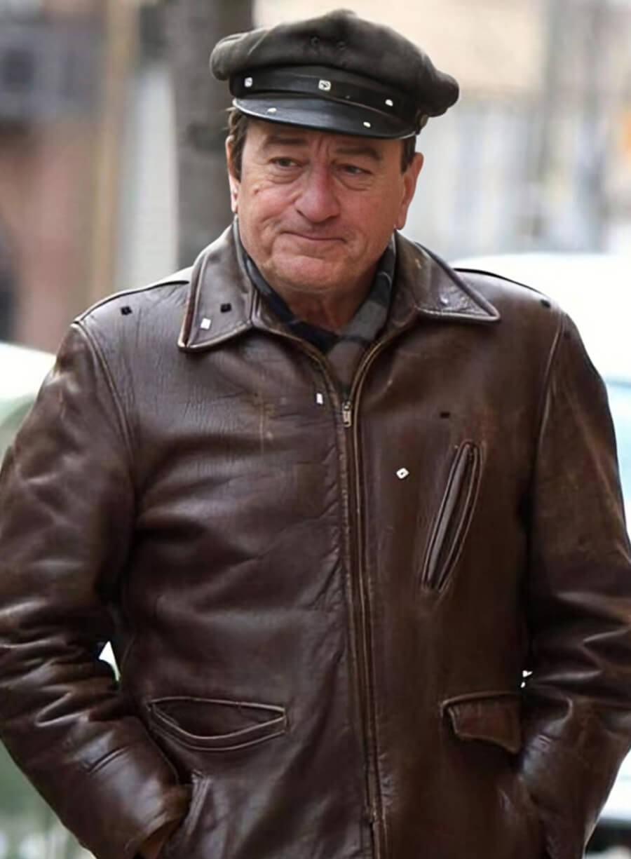 Frank Sheeran The Irishman Brown Leather Jacket