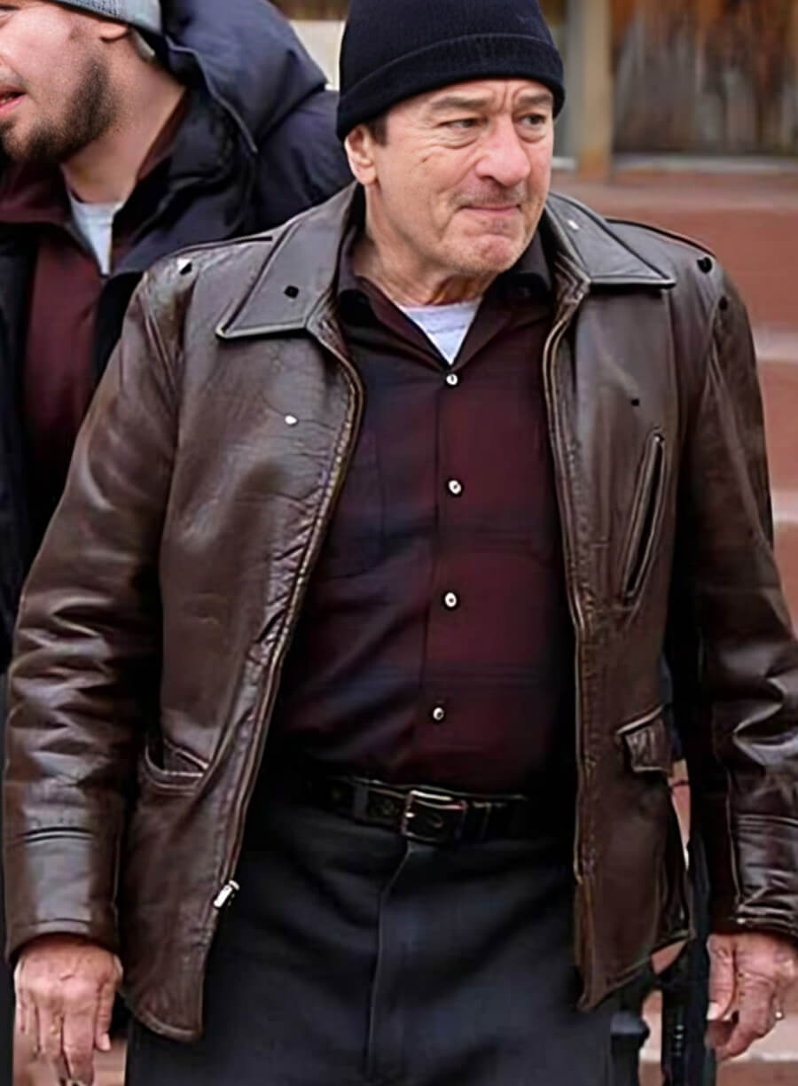 Frank Sheeran The Irishman Brown Leather Jacket