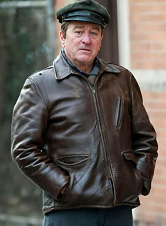 Frank Sheeran The Irishman Brown Leather Jacket