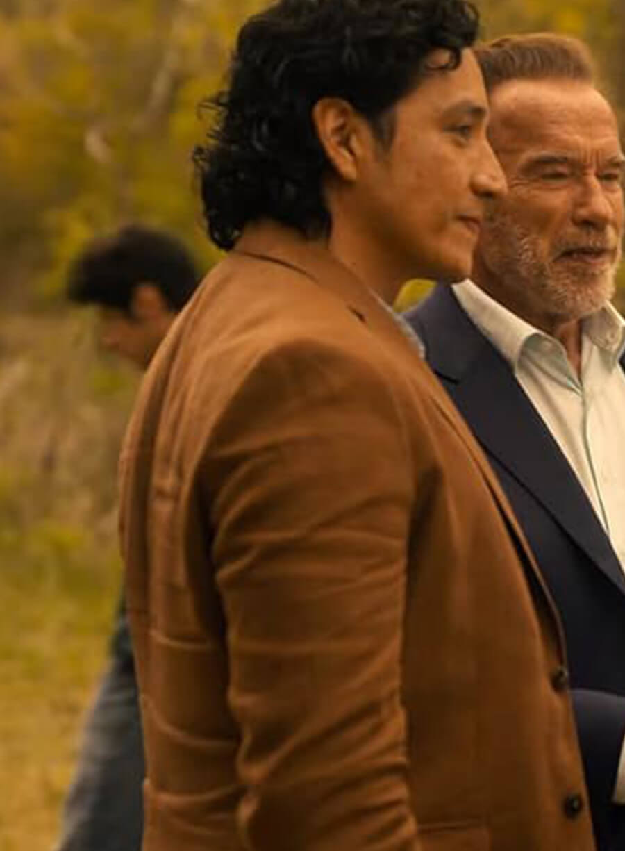 Gabriel Luna FUBAR 2023 Brown Blazer