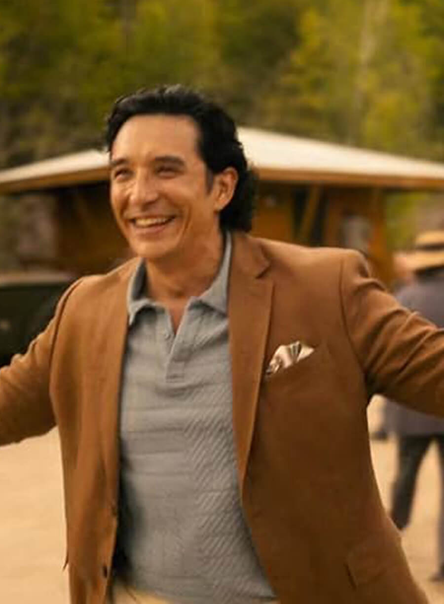 Gabriel Luna FUBAR 2023 Brown Blazer