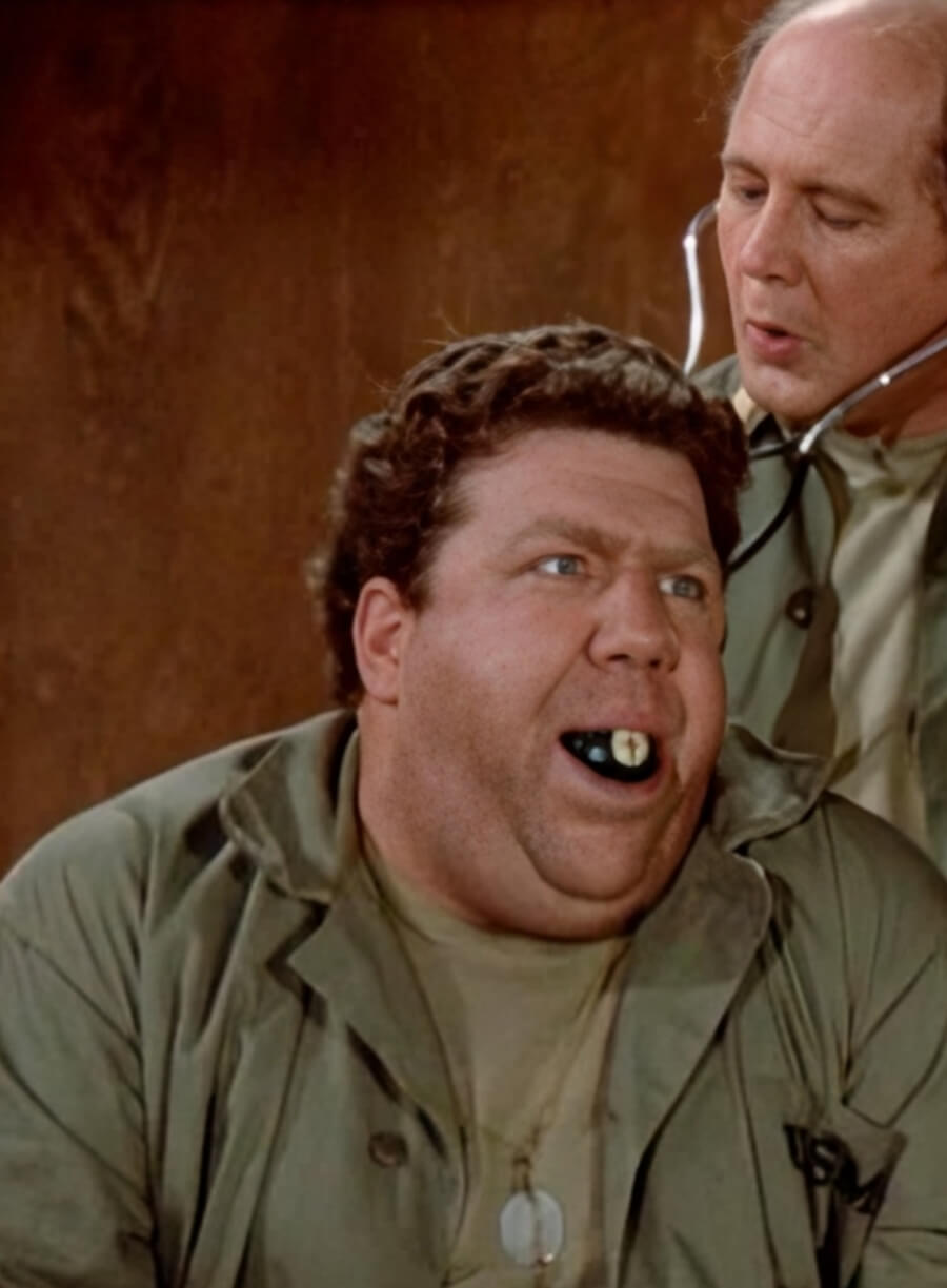 George Wendt M*A*S*H Grey Cotton Jacket