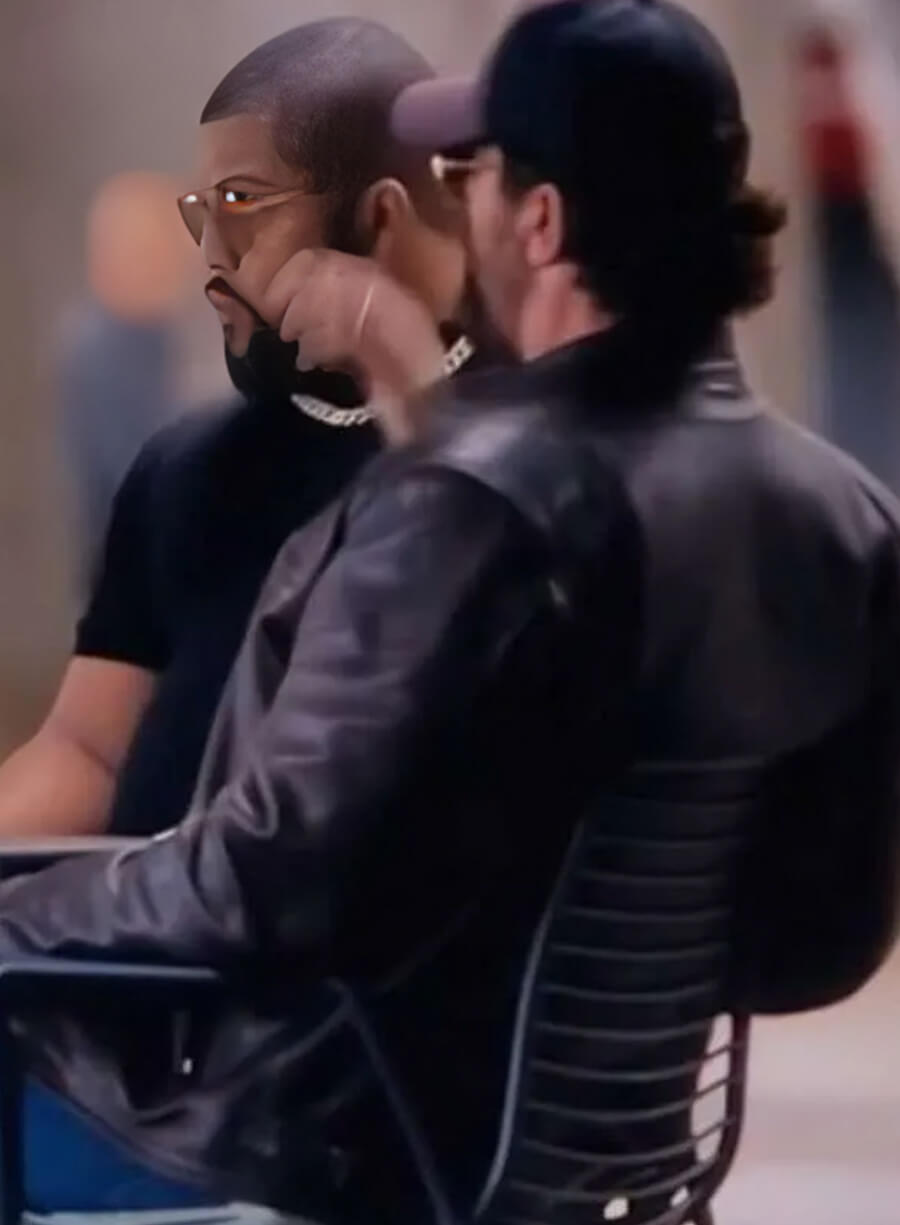 Gerard Butler Den of Thieves 2 Black Leather Jacket