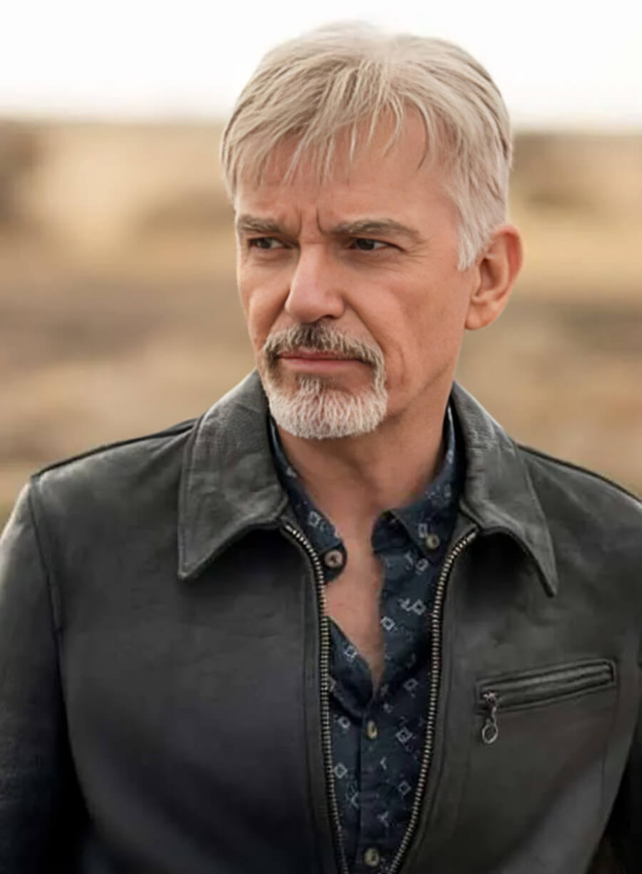 Goliath Billy Bob Thornton Black Leather Jacket