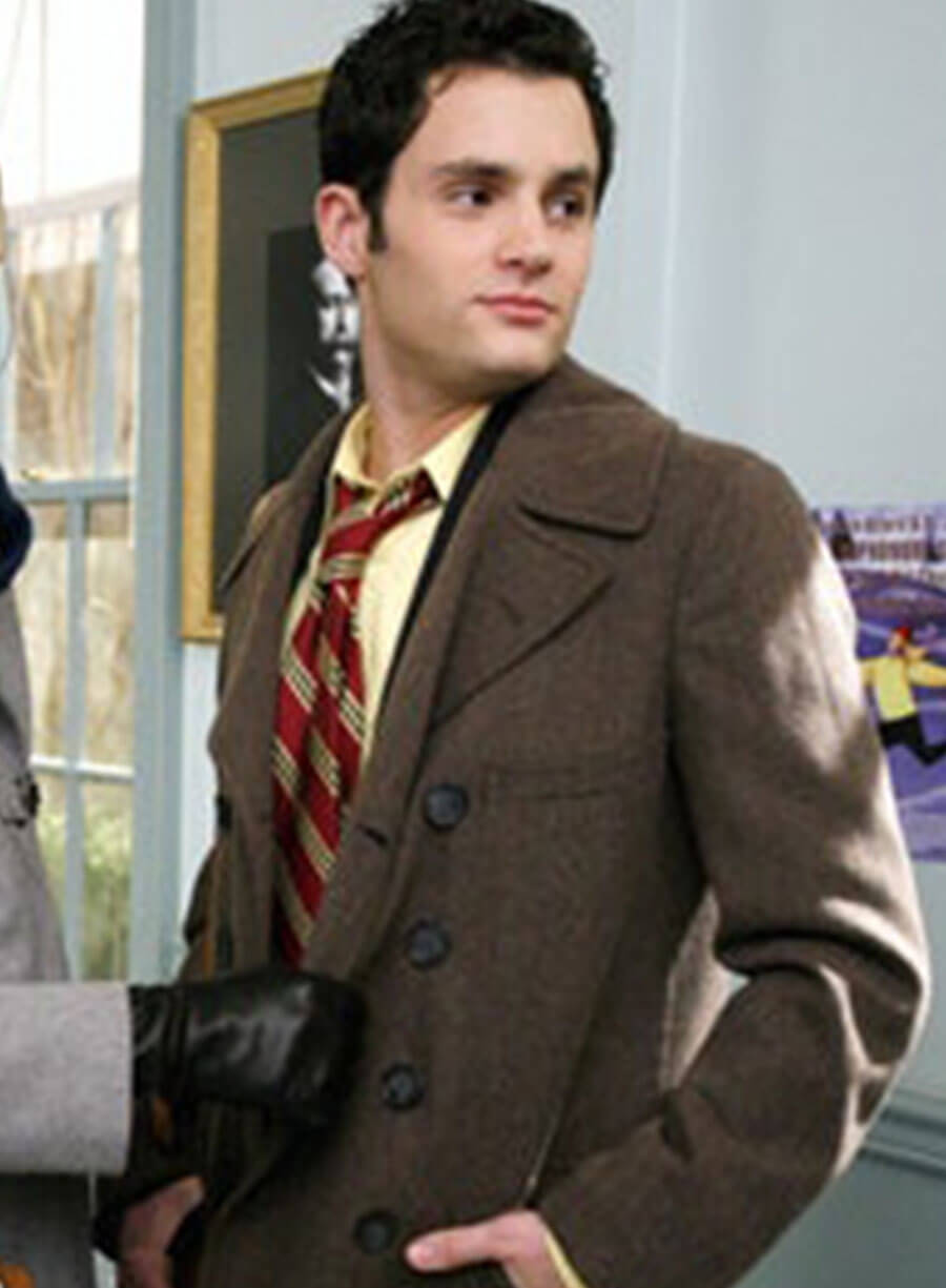 Gossip Girl Dan Humphrey Brown Coat