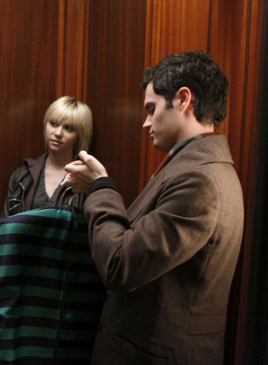 Gossip Girl Dan Humphrey Brown Coat